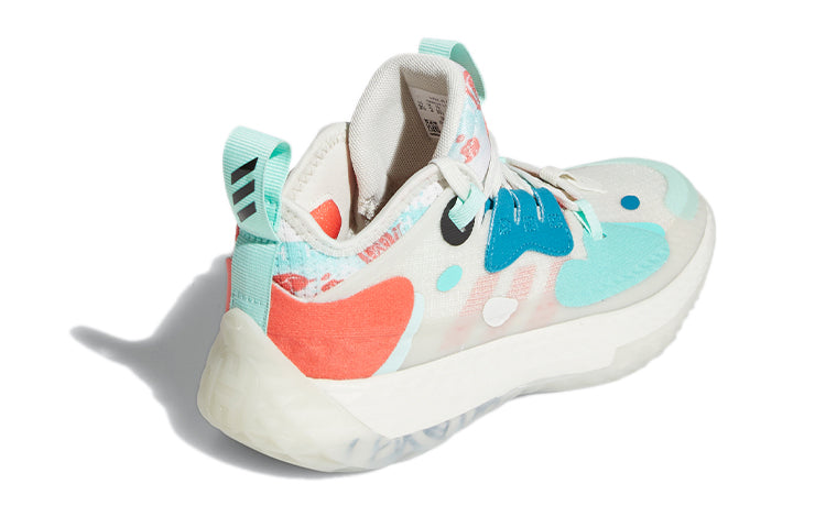 (GS) adidas Harden Volume 5 J 'White Green Red' FZ5454