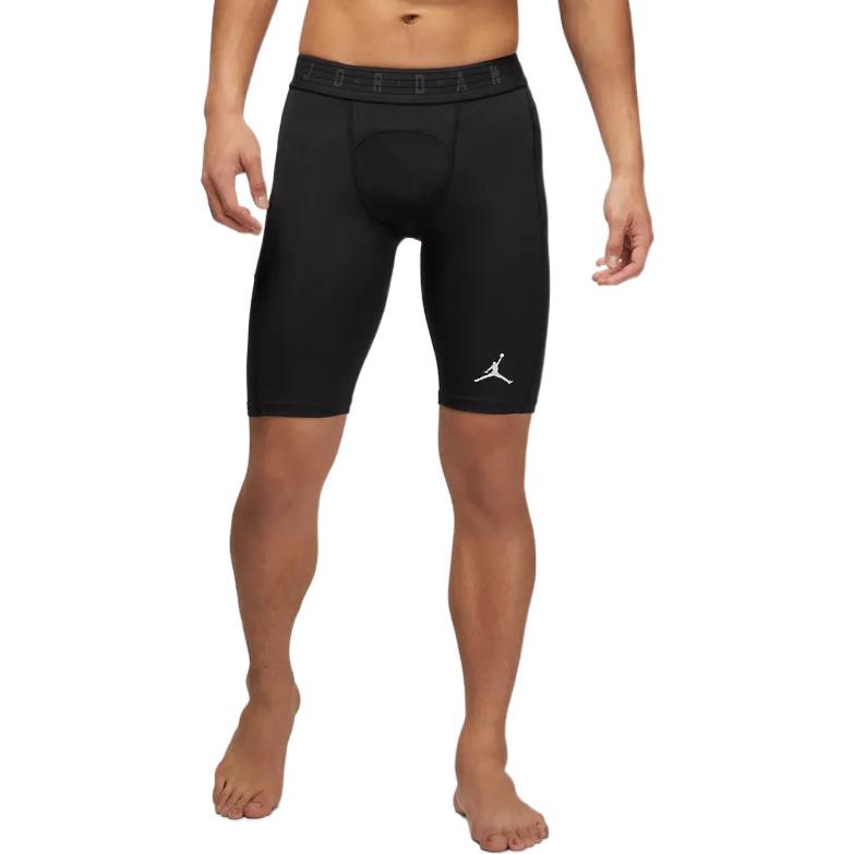 Men's Air Jordan Sport Dri-FIT Logo Printing Moisture Conduction Quick Dry Gym Shorts Black DM1814-010