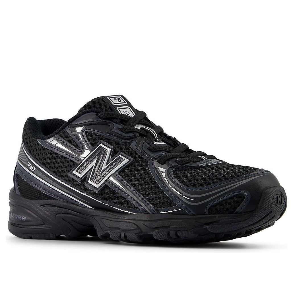(PS) New Balance 740 Bungee Lace 'Black Silver' PZ740BM