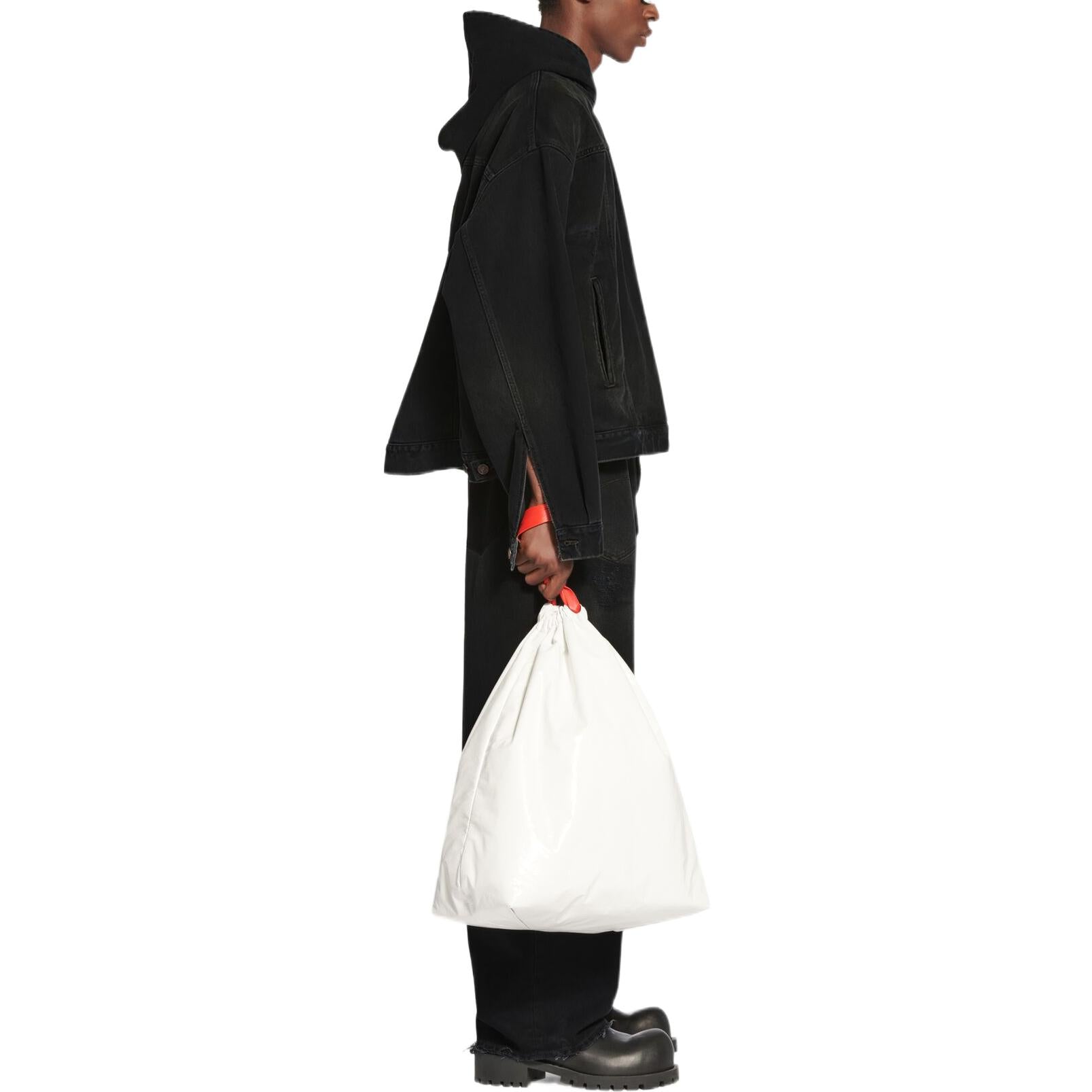 Balenciaga Pull-Over Jacket 'Black Soft Denim' 719313TNW541129