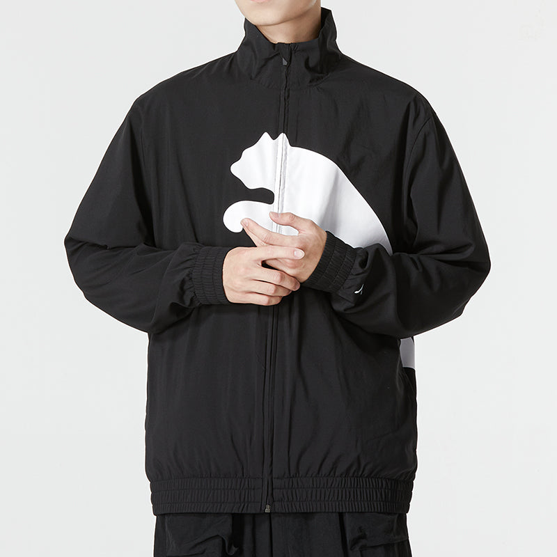 PUMA Training Big Cat Lined Woven Jacket 'Black' 522997-01
