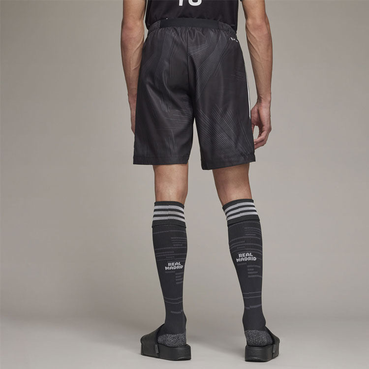 adidas x Y-3 Crossover real Madrid Stripe Logo Breathable Sports Training Shorts Black HI3979