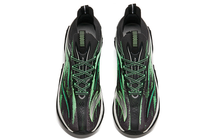 ANTA Keep Moving Pro Running Shoes 'Black Green' 112145596-6