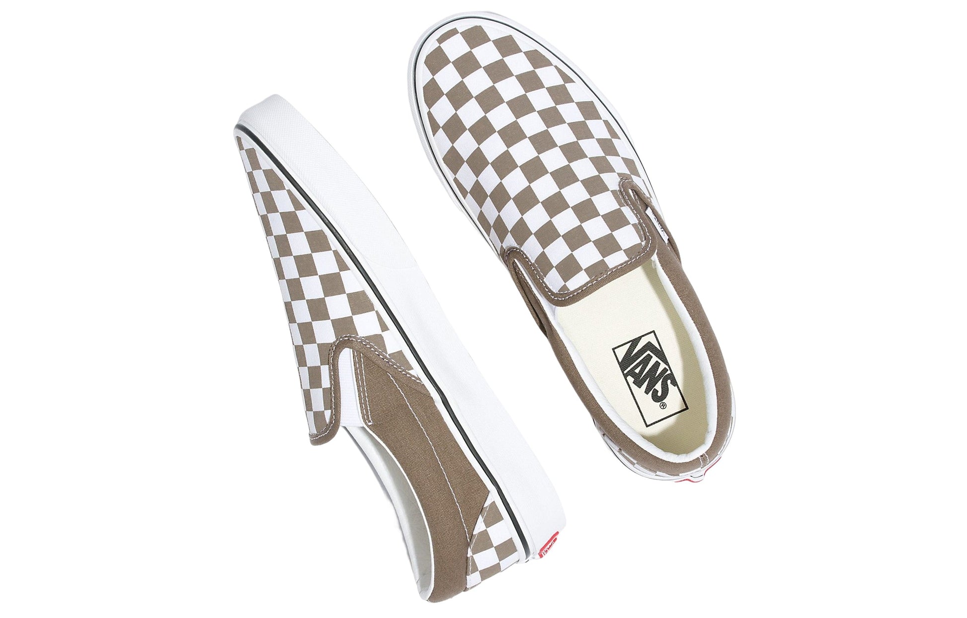 Vans slip-on 'Brown White' VN0A7Q5D1NU