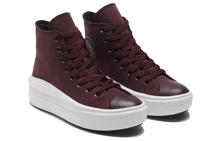 (WMNS) Converse Chuck Taylor All Star High Move 'Diamond Metal - Black Currant' 569544C