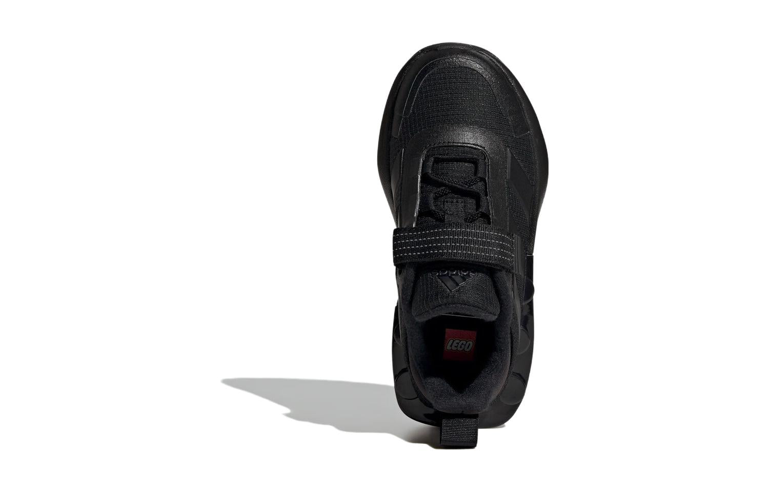 (GS) adidas Tech Runner x LEGO 'Triple Black' ID9529