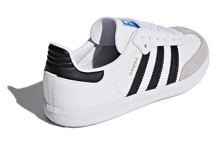 (GS) adidas Samba OG J 'White Black Gray' BB6975
