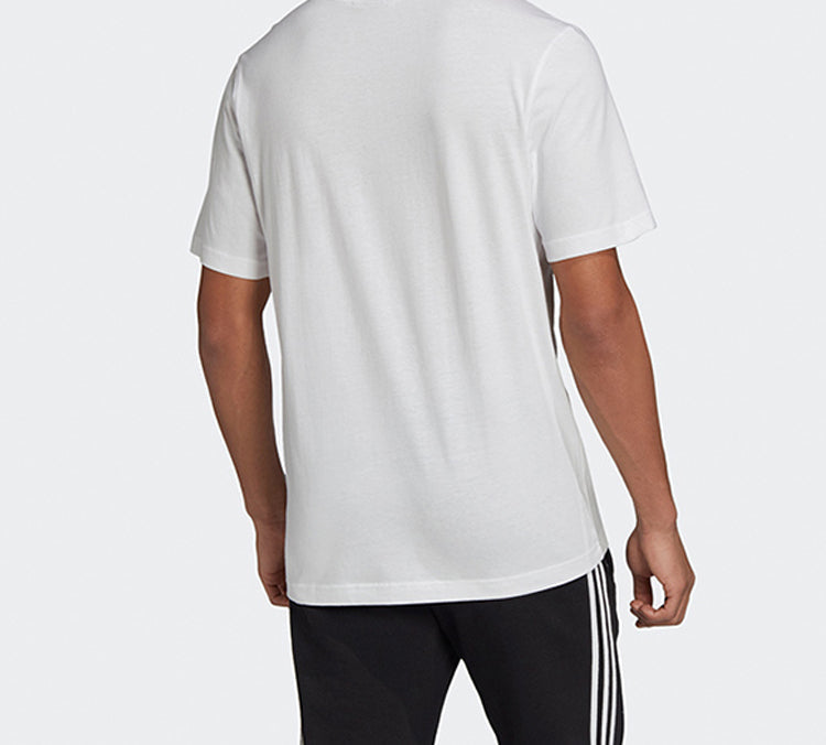adidas originals Adiprene Retro Printing Sports Short Sleeve White GD6005