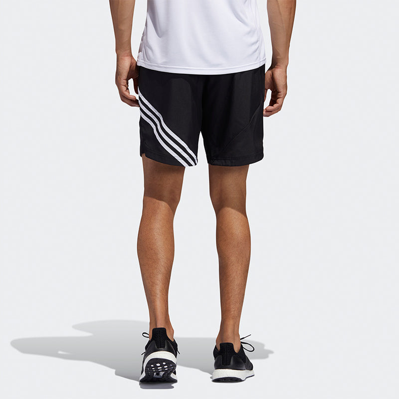 adidas RUN IT 3S SHORT Running Sports Shorts Black FK1939