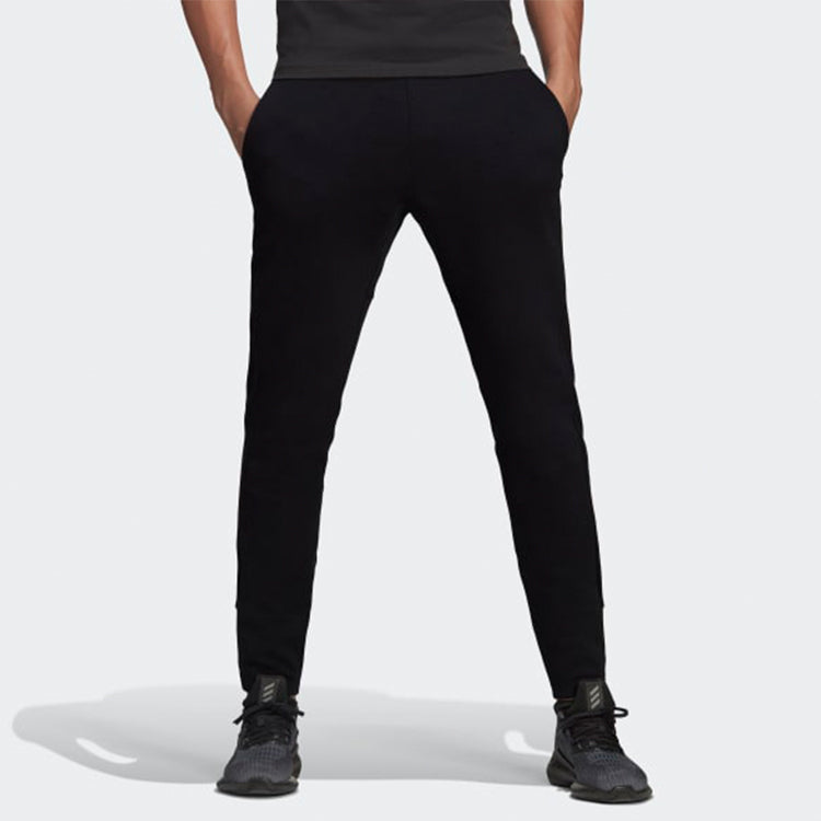 adidas Logo Knit Bundle Feet Sports Long Pants Black EB5248