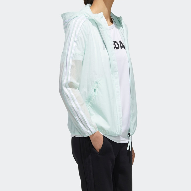 (WMNS) adidas Windbreaker 3S Jacket Green FT2882