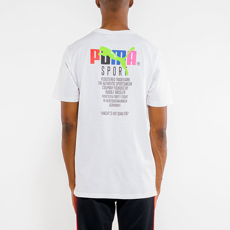 PUMA Graphic Tee TFS Short Sleeve TEE White 597167-52