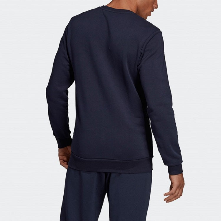 adidas E PLN CREW FT Casual Sports Round-neck SweaterMen Blue DU0390