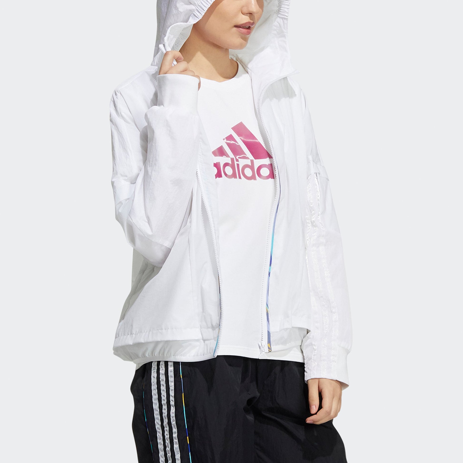 (WMNS) adidas Str Wb Light Jacket White H09739