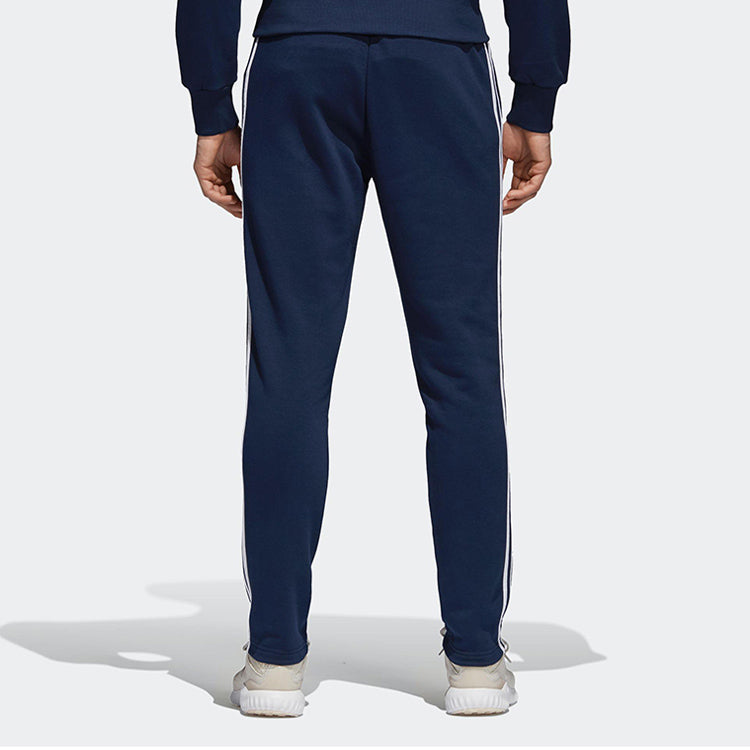 adidas 2019 Ess 3S S Pnt Ft Knit Long Pants Dark Blue CW3883