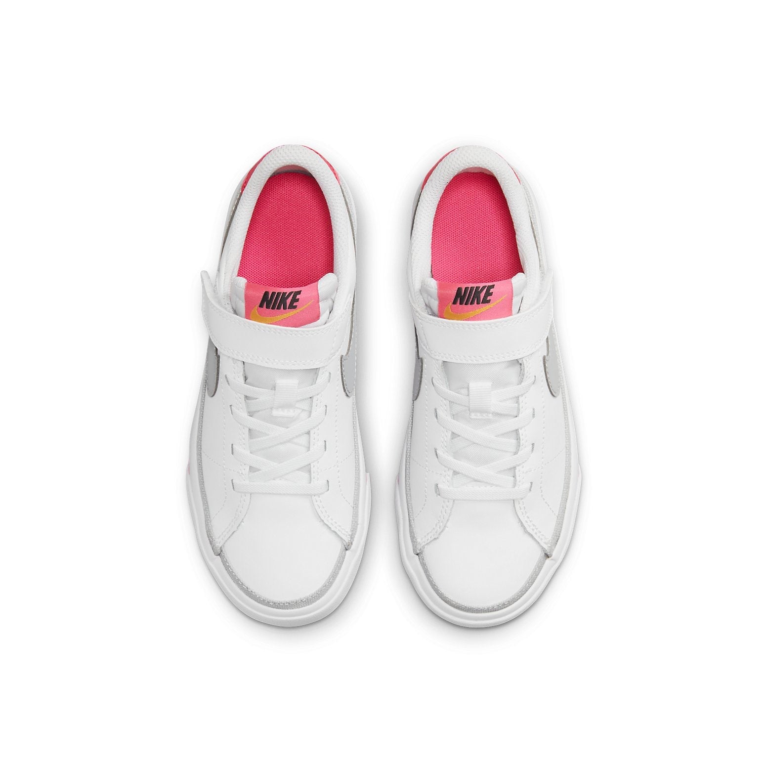 (PS) Nike Court Legacy 'White Pink Prime Light Smoke Grey' DA5381-111