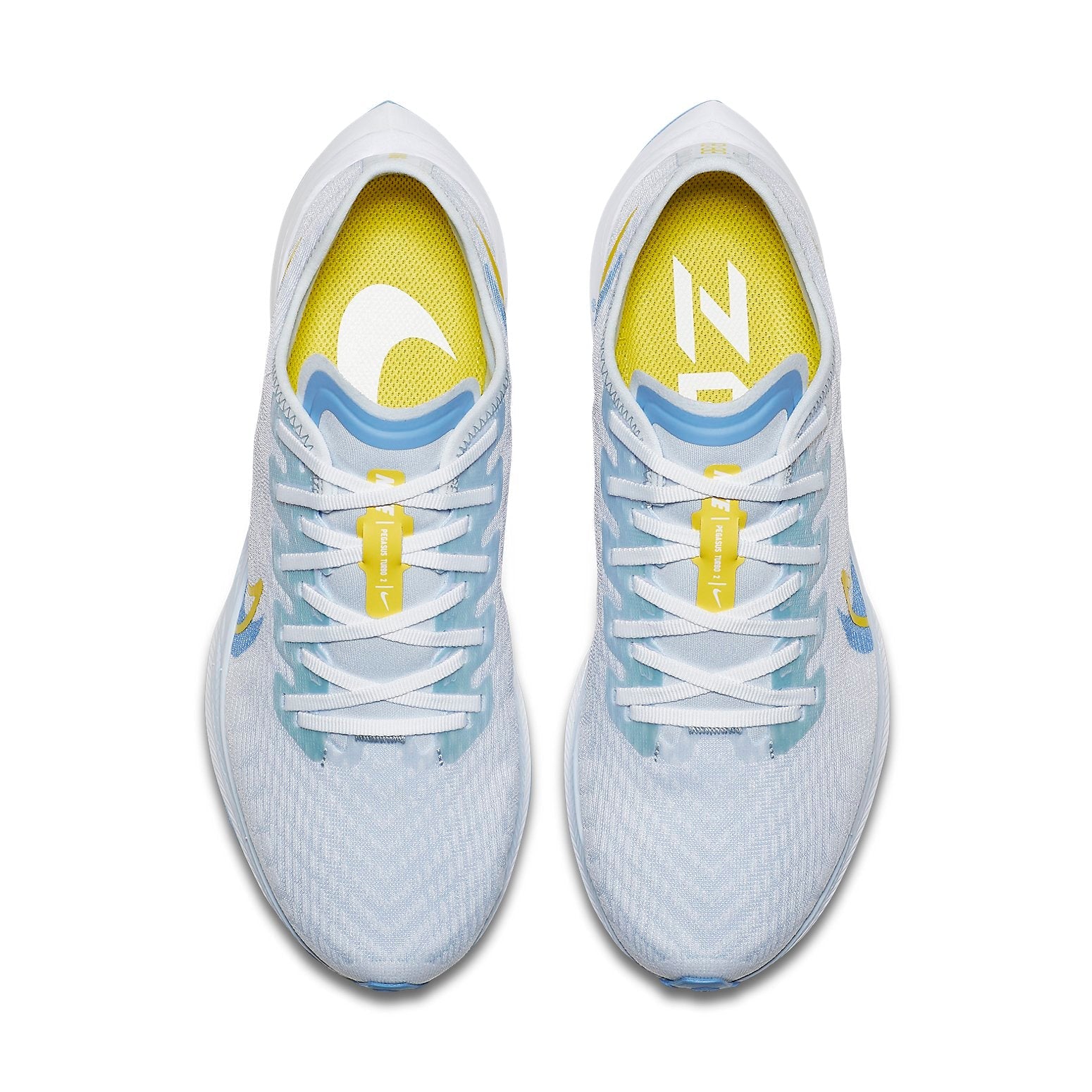 (WMNS) Nike Zoom Pegasus Turbo 2 Rise 'Blue White Yellow' CQ5413-461