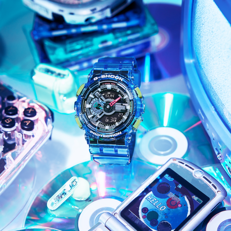 CASIO G-Shock Digital-Analog 'Transparent Blue' GA-110JT-2APR