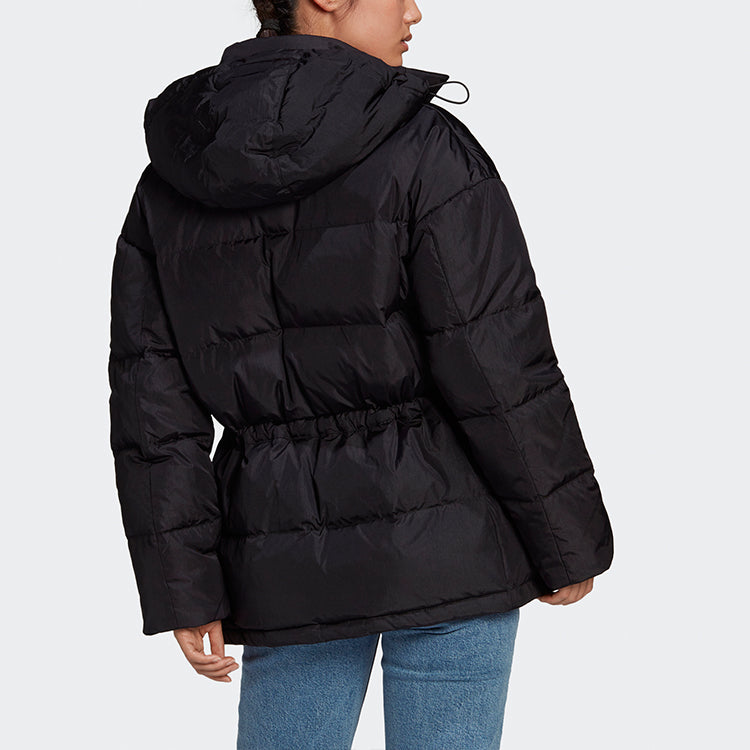 (WMNS) adidas originals Os Down Jacket Casual Sports hooded down Jacket Black GD2501