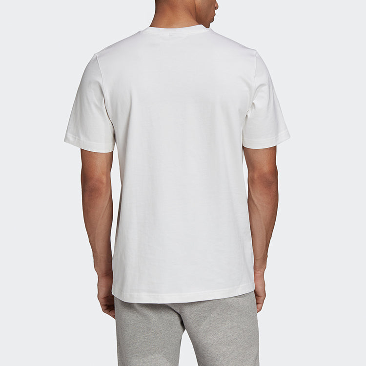 adidas originals Samstag Photo T Printing Sports Short Sleeve White GD5697