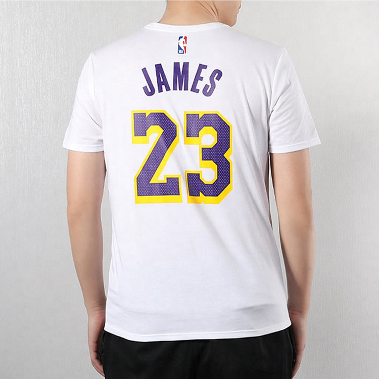 Nike NBA Jersey Short Sleeve limited Lakers LeBron James 23 Asia Edition White AR4888-109