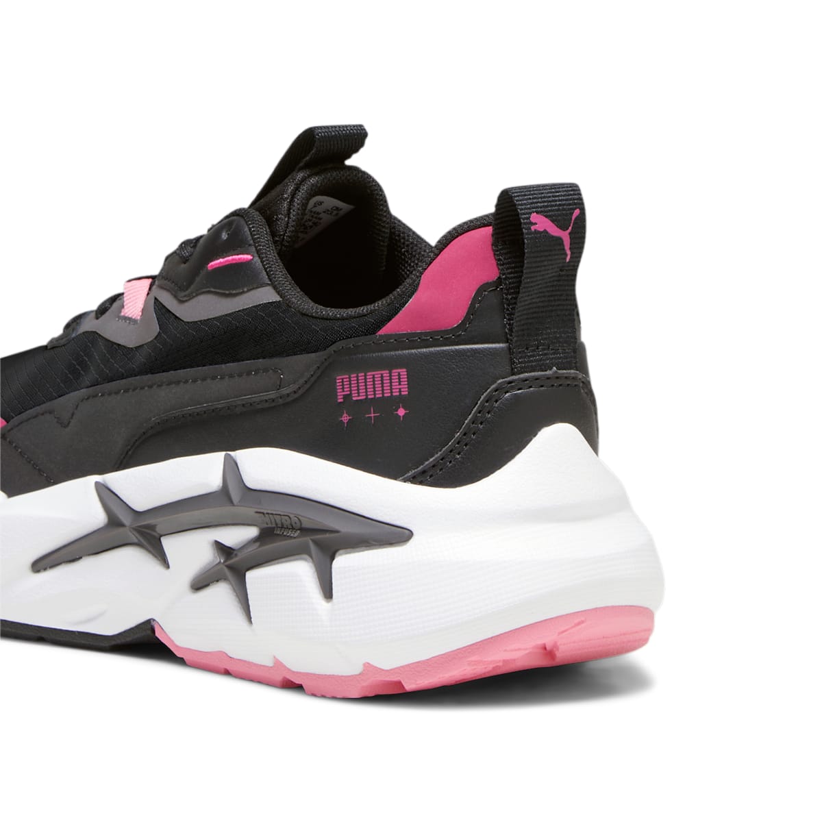(WMNS) PUMA Spina Nitro Sneakers 'Black Pink' 392480-03