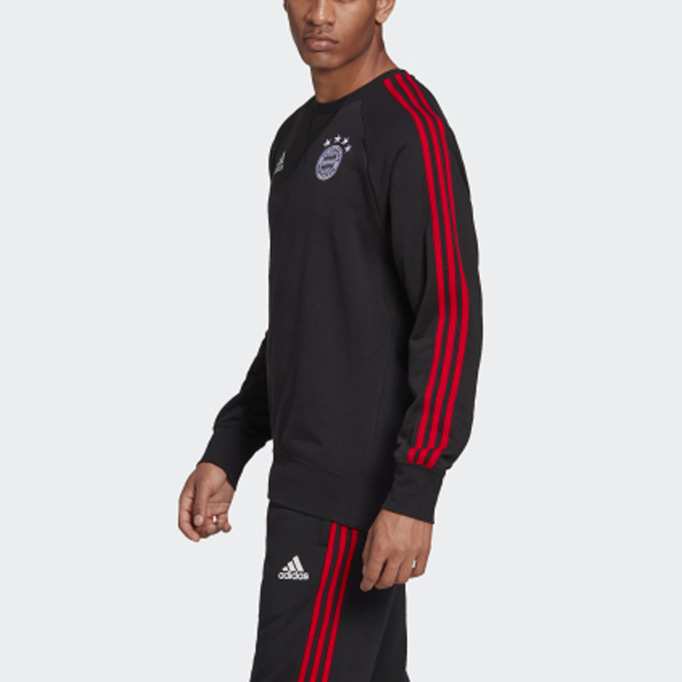 adidas FCB SWT TOP Bayern Munich Soccer/Football Sports Pullover Black FR5323