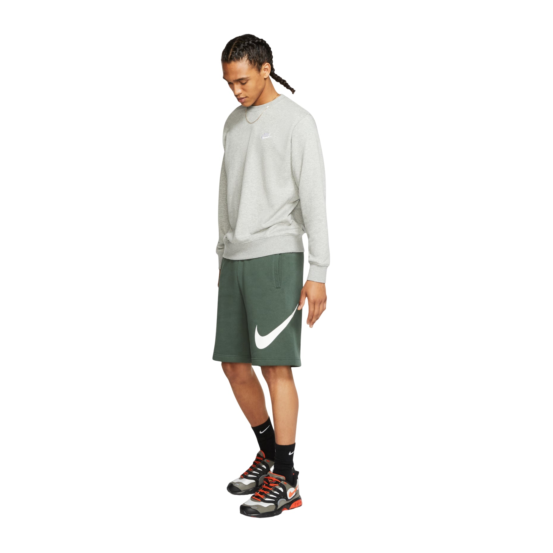 Nike Men Sportswear Club French Terry Crew Gray BV2667-063