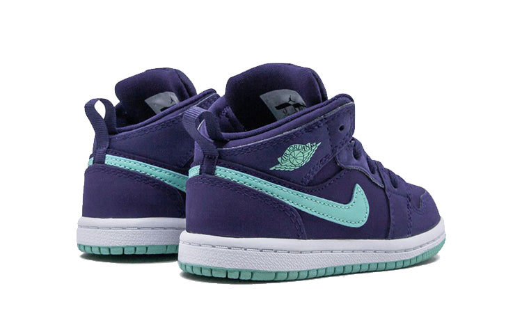 (TD) Air Jordan 1 Mid 'Ink Emerald Rise' 644507-501