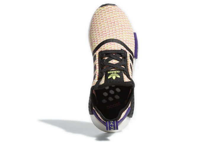 (GS) adidas NMD_R1 J 'Solar Yellow Pink' EE4402