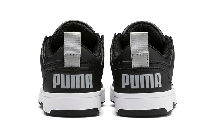 (GS) PUMA Rebound Layup Lo Low Top Black/White 370490-02