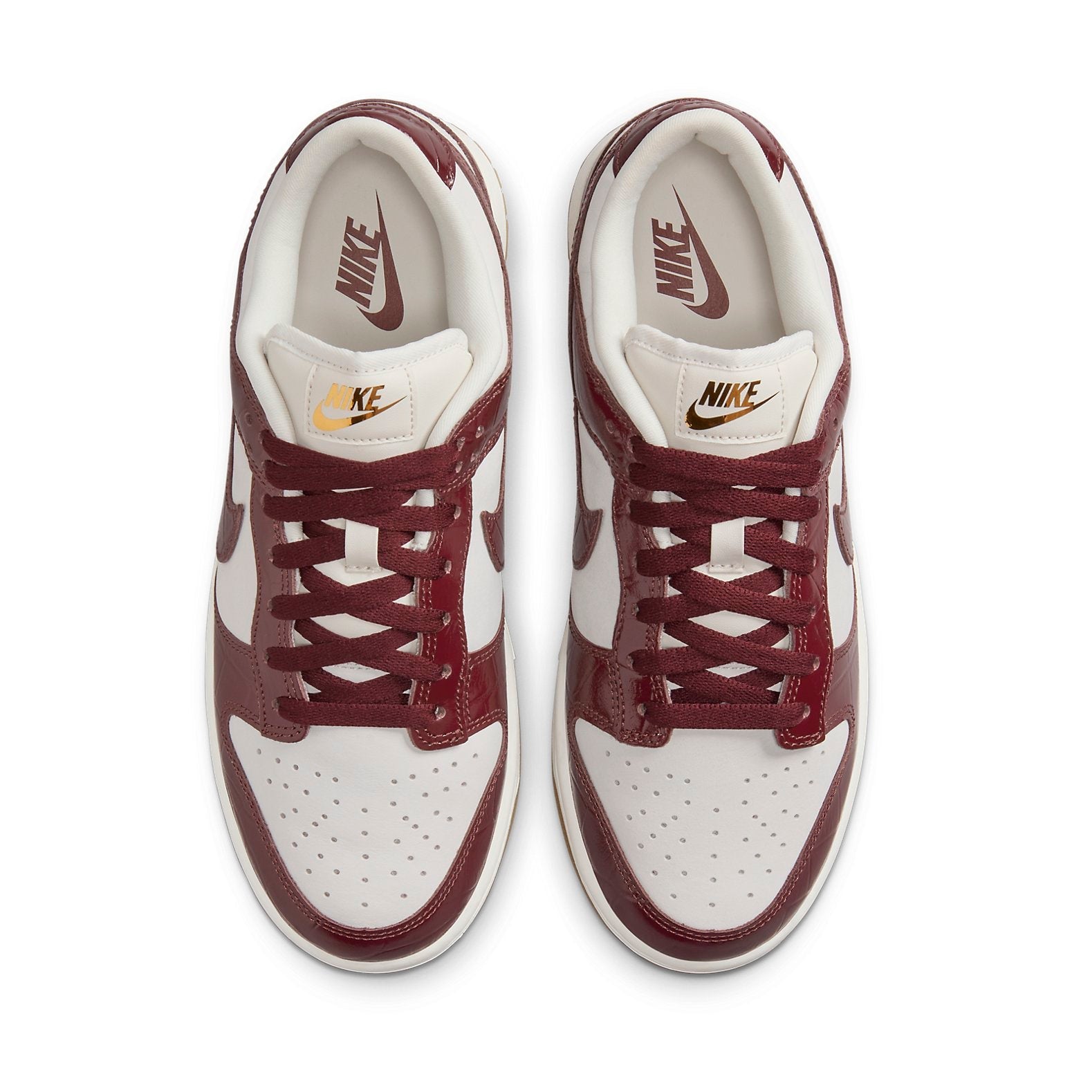 (WMNS) Nike Dunk Low LX 'Dark Team Red Croc' FJ2260-004