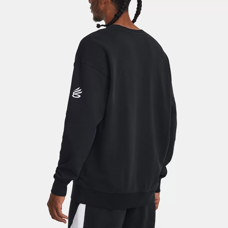 Under Armour Curry Splash Crew Sweatshirt 'Black' 1380836-001