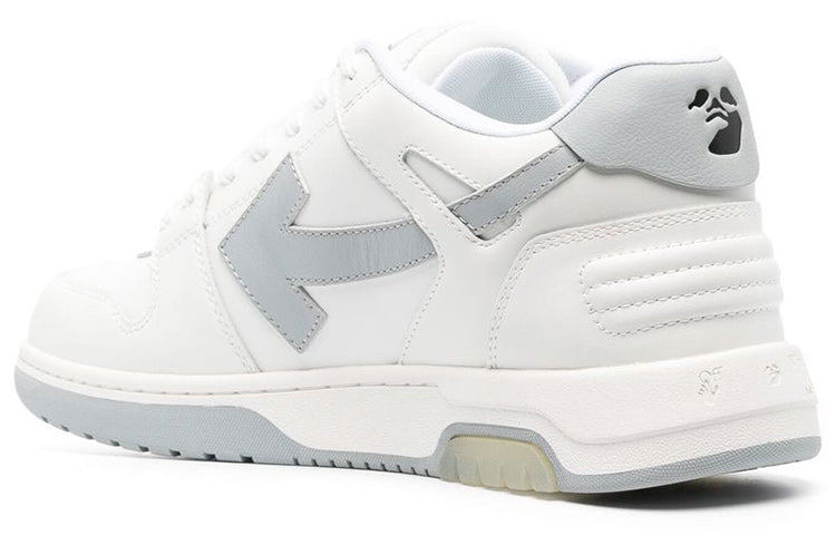 Off-White Out Of Office Low-Top Sneakers 'White Grey' OMIA189C99LEA0040109