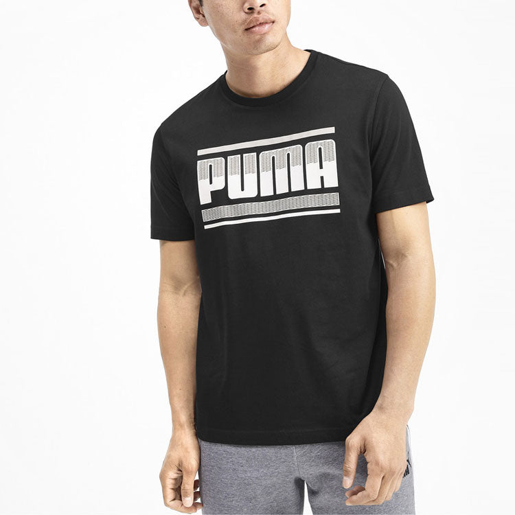 PUMA Graphic Logo Tee 'Black' 580191-01