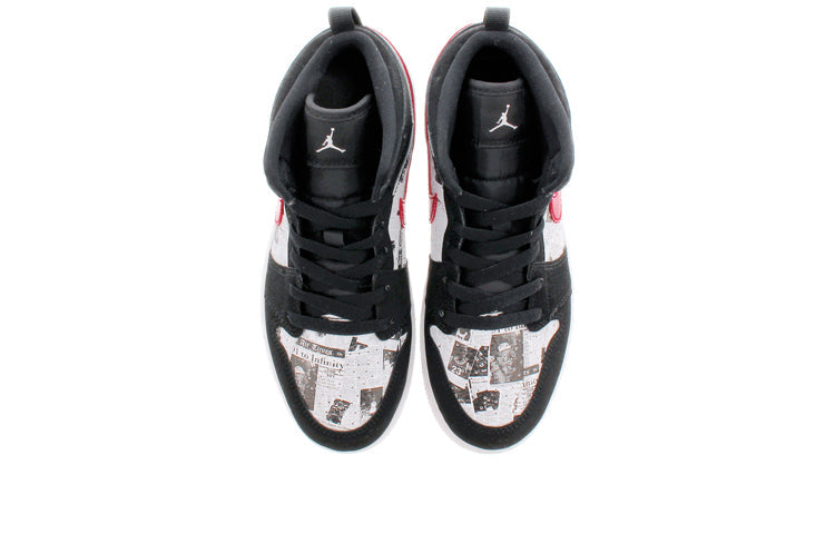 (PS) Air Jordan 1 Mid SE 'Newspaper Air Times' BQ6932-061