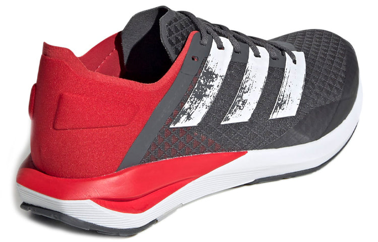 (GS) adidas Rapidafaito J Grey/Red FV7996