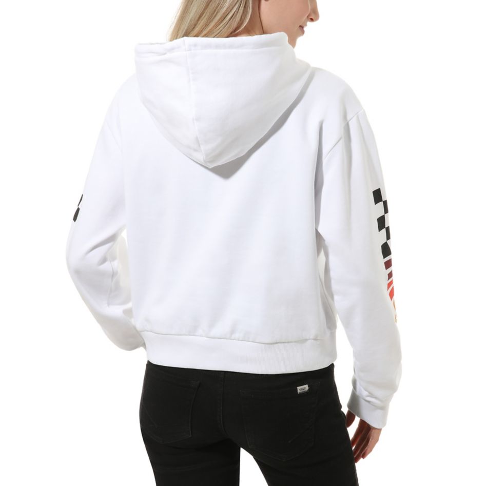 (WMNS) Vans Athleisure Casual Sports Long Sleeves White VN0A47YDWHT