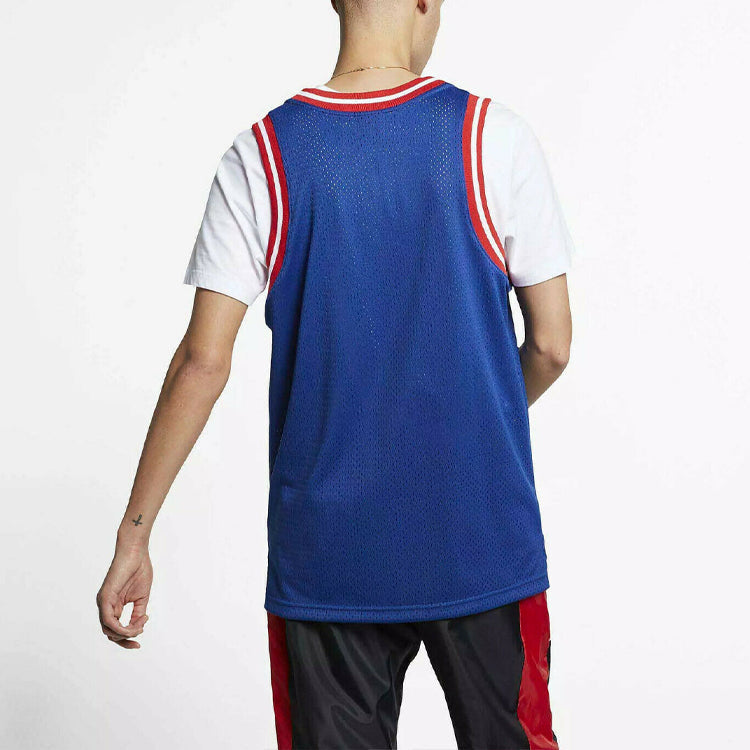 Nike Basketball Sports Mesh Vest Jersey Blue CT5605-438