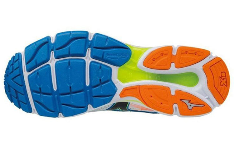 Mizuno Wave Ultima 8 Low Tops Wear-resistant White Blue Orange J1GL160905