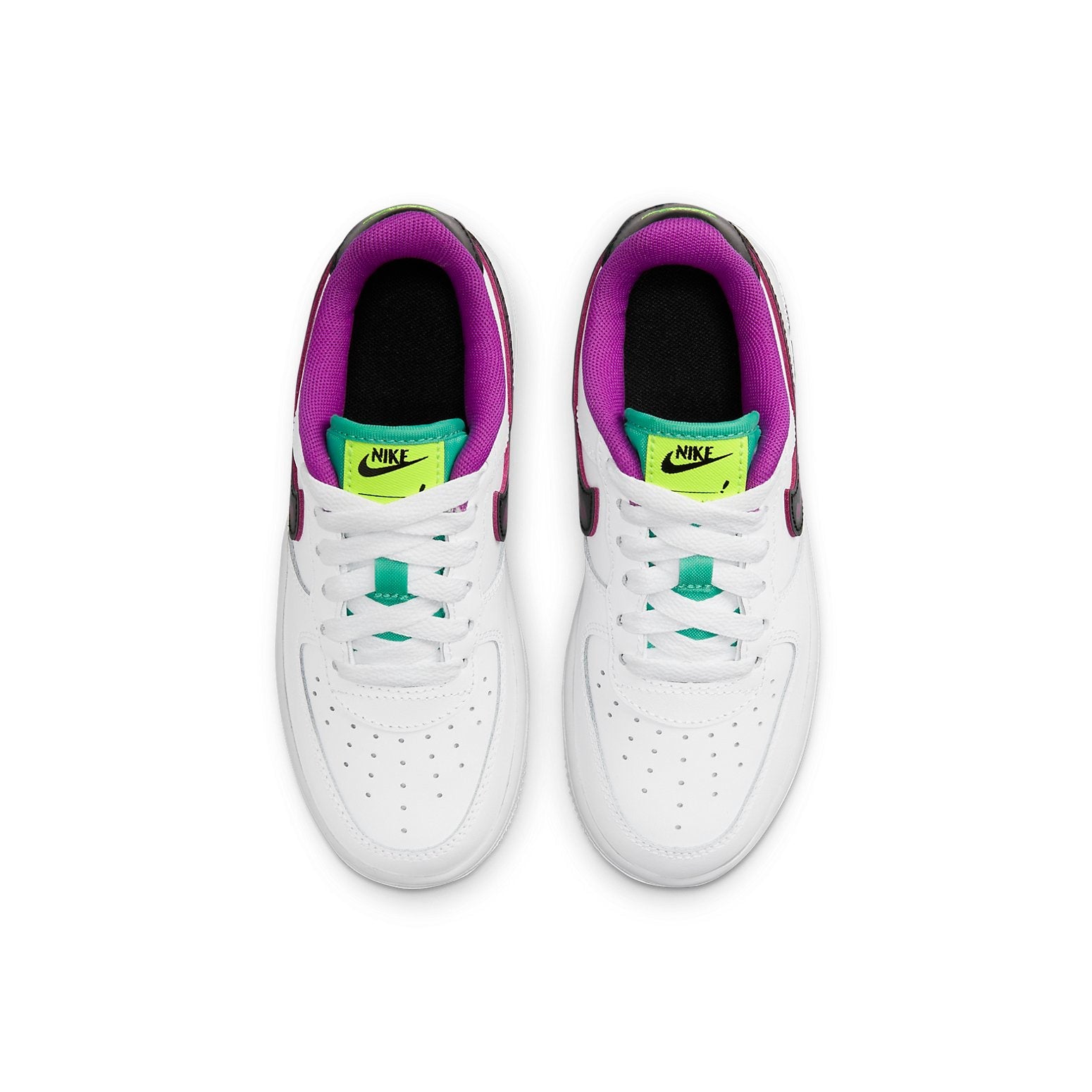 (PS) Nike Force 1 LV8 'Just Do It! - White Vivid Purple' DX3942-100