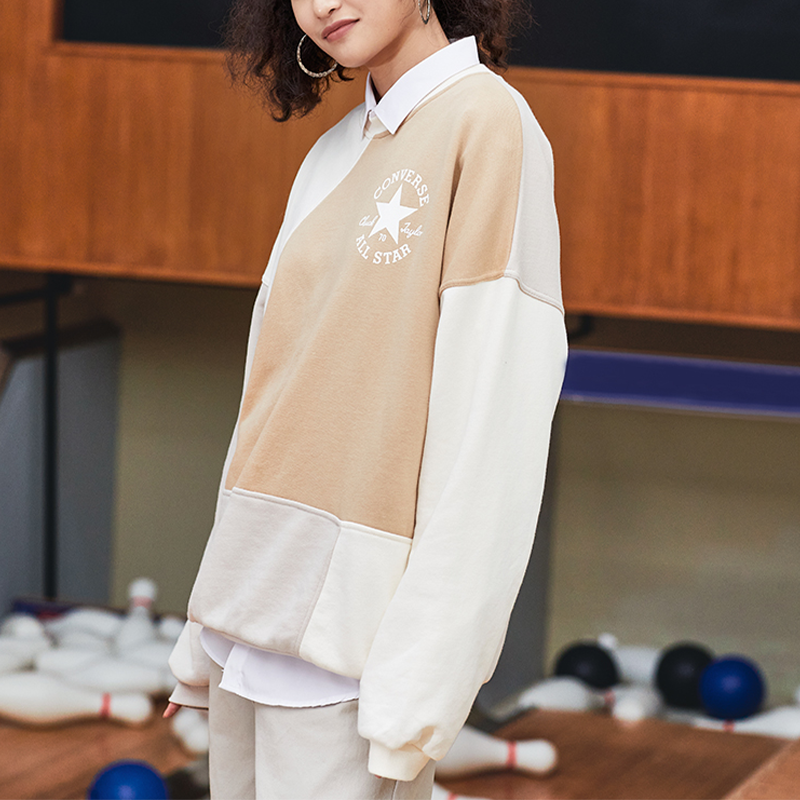 (WMNS) Converse Twisted Classics Crew Asia Sizing 'Khaki' 10022964-A02