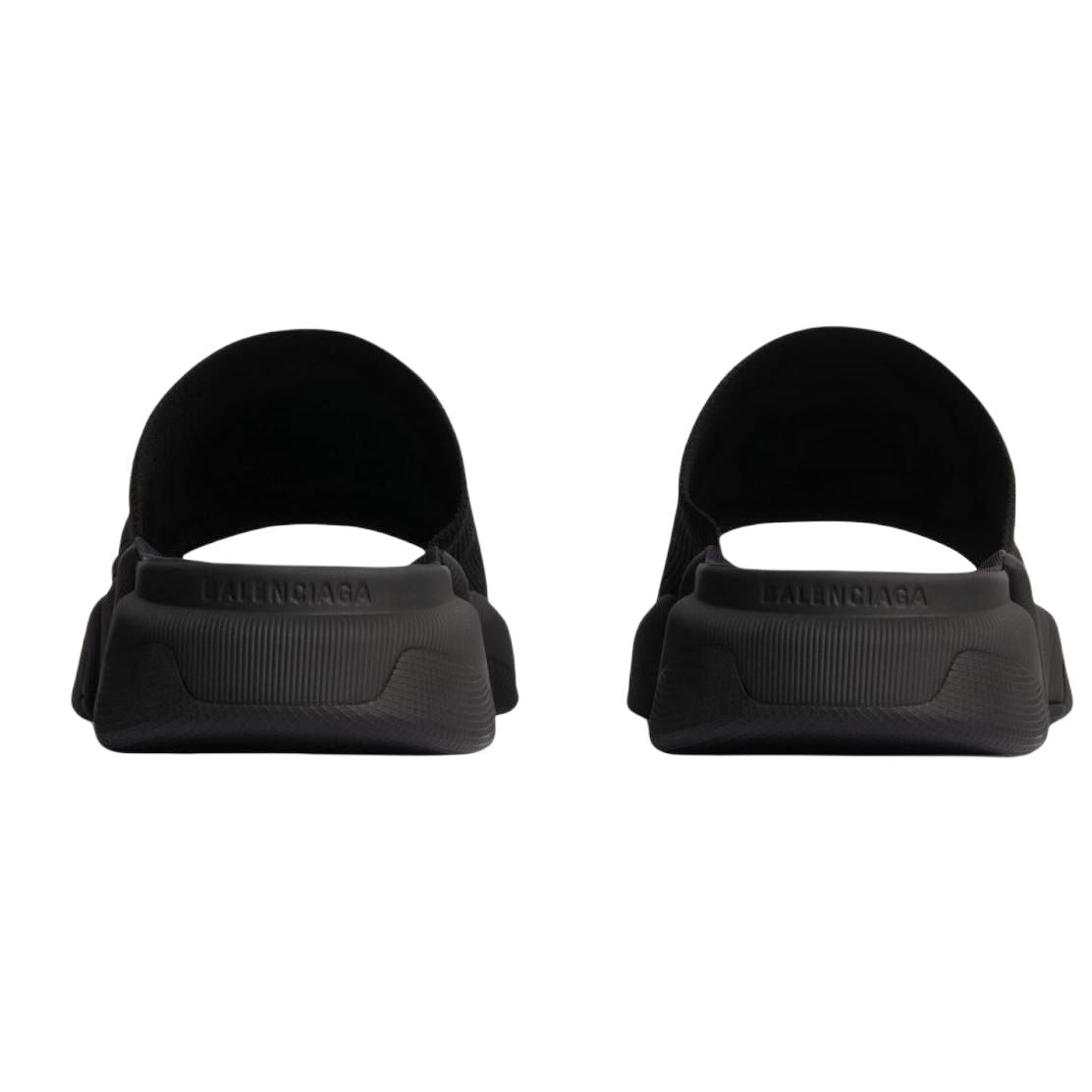 Balenciaga Speed 2.0 Recycled Knit Sandals 'Black' 711453W2DB11000