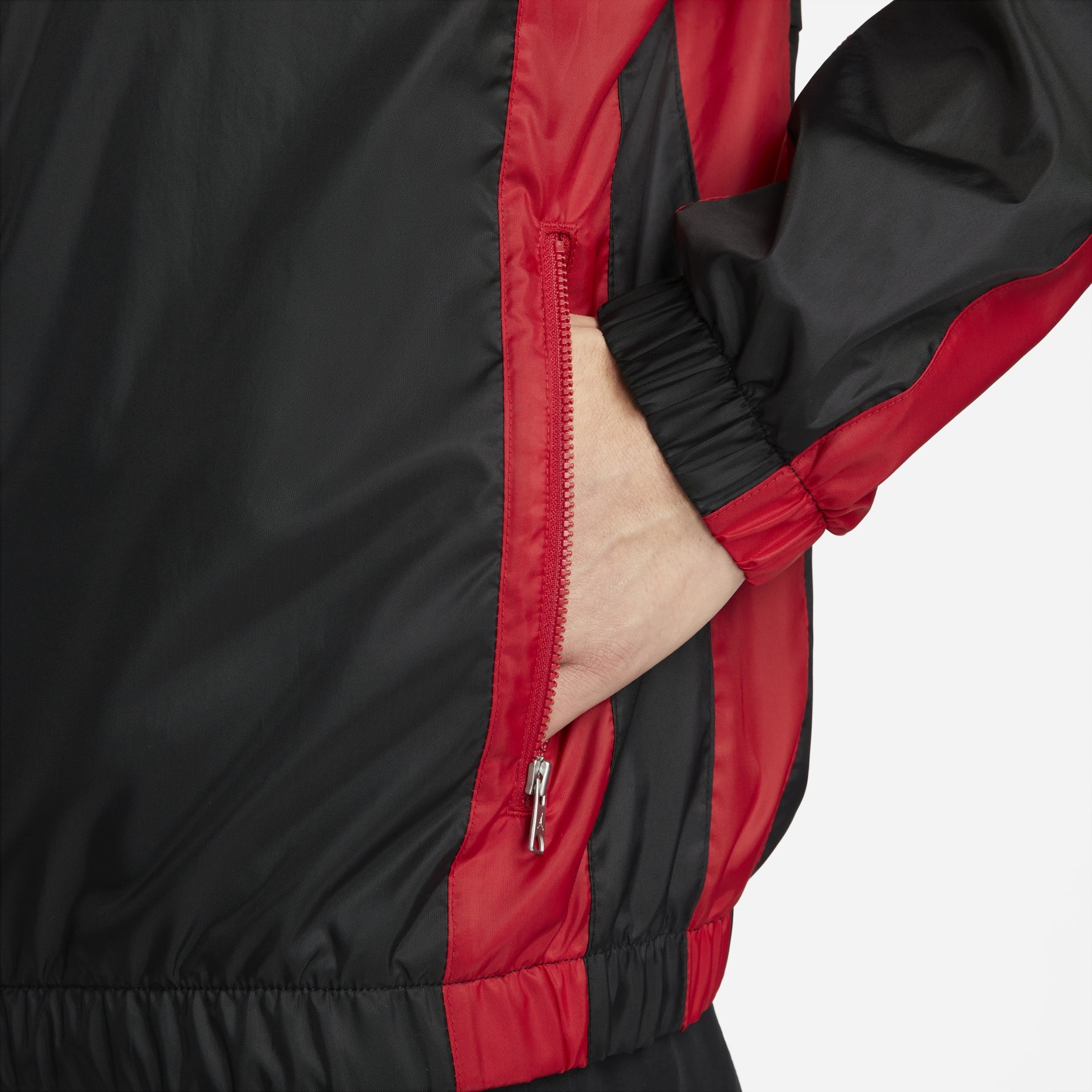Air Jordan SS22 Woven Sports Hooded Jacket Black DJ9829-010