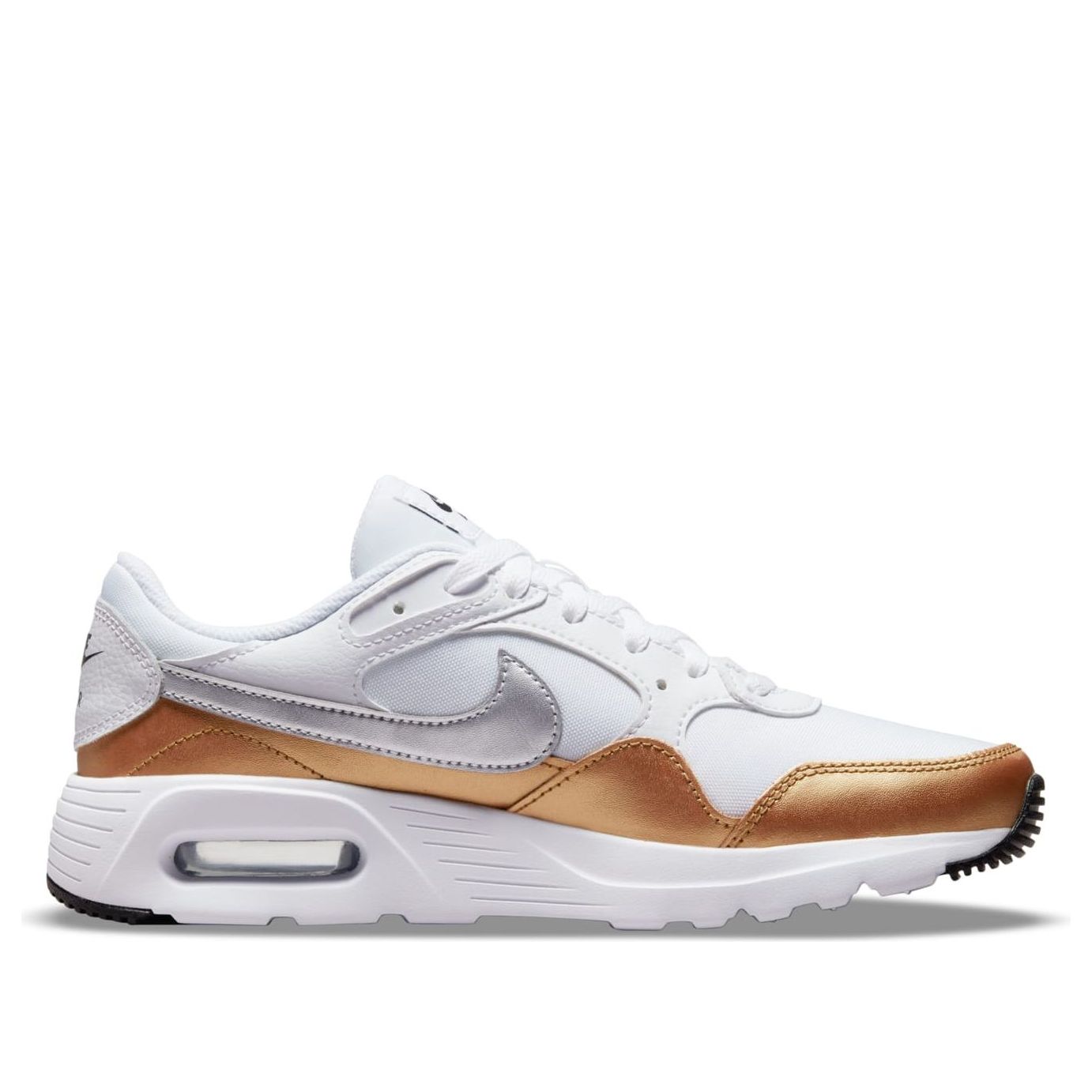 (WMNS) Nike Air Max SC 'White Metallic Gold' CW4554-107