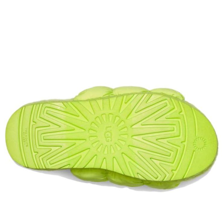 (WMNS) UGG Schrunchita 'Neon Green' 1140192-PCHR