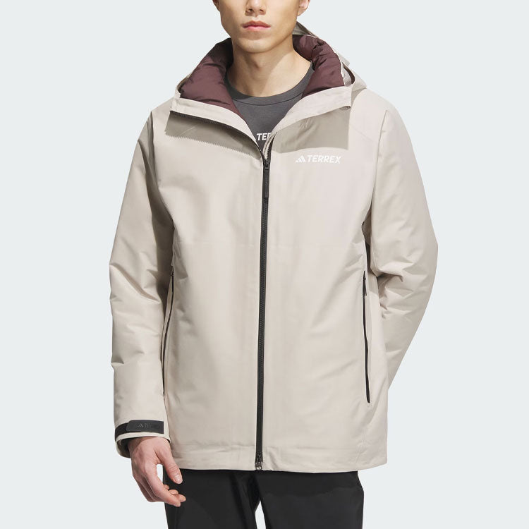 adidas Terrex 3-In-1 Rain.Rdy Reversible Jacket 'Beige' IL8969