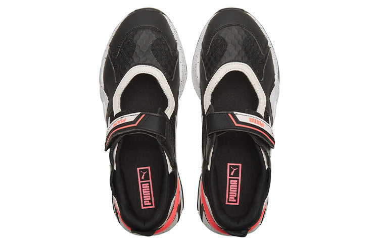 (WMNS) PUMA Nova Shandal Velcro 'Black Pink' 372897-03