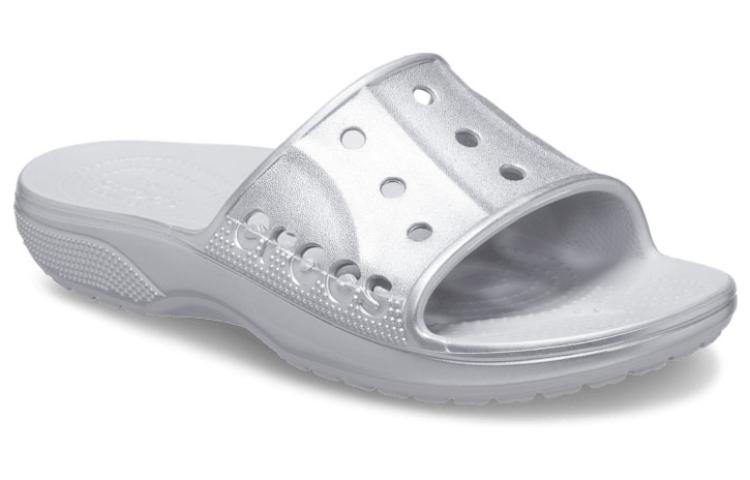 Crocs II Metallic Slides 'Silver' 209210-1FT