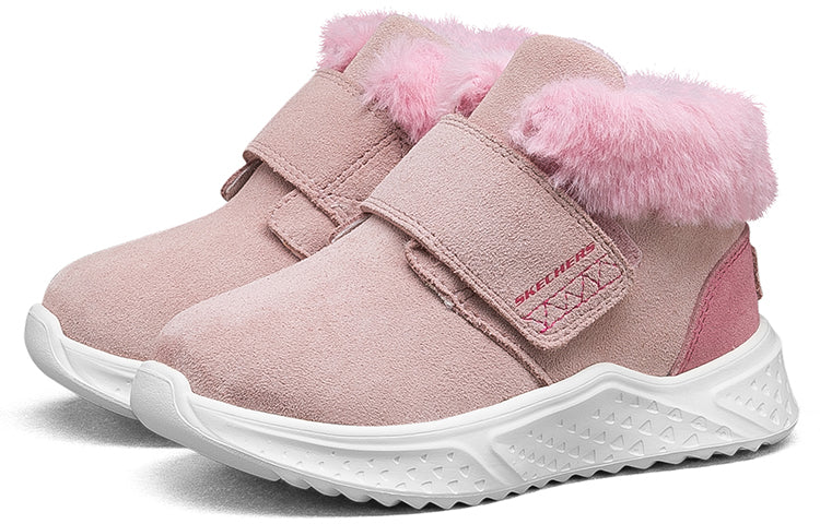 (GS) Skechers Winter Comfy Boots 'Pink White' 664194N-LTPK